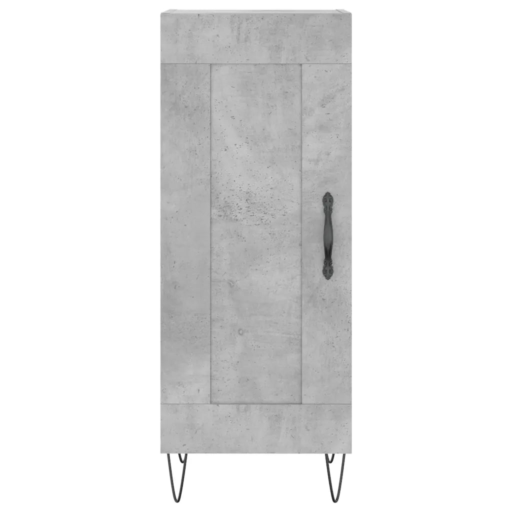 Credenza-Buffet-Armadio da cucina Grigio Cemento 34,5x34x90 cm in Legno Multistrato 814992