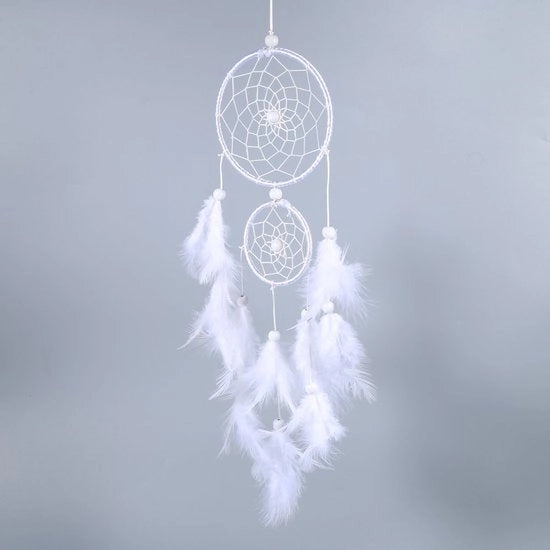 Decorazione per parete con piume e perle stile indiano - 11cm x 46cm - 100% nuovo