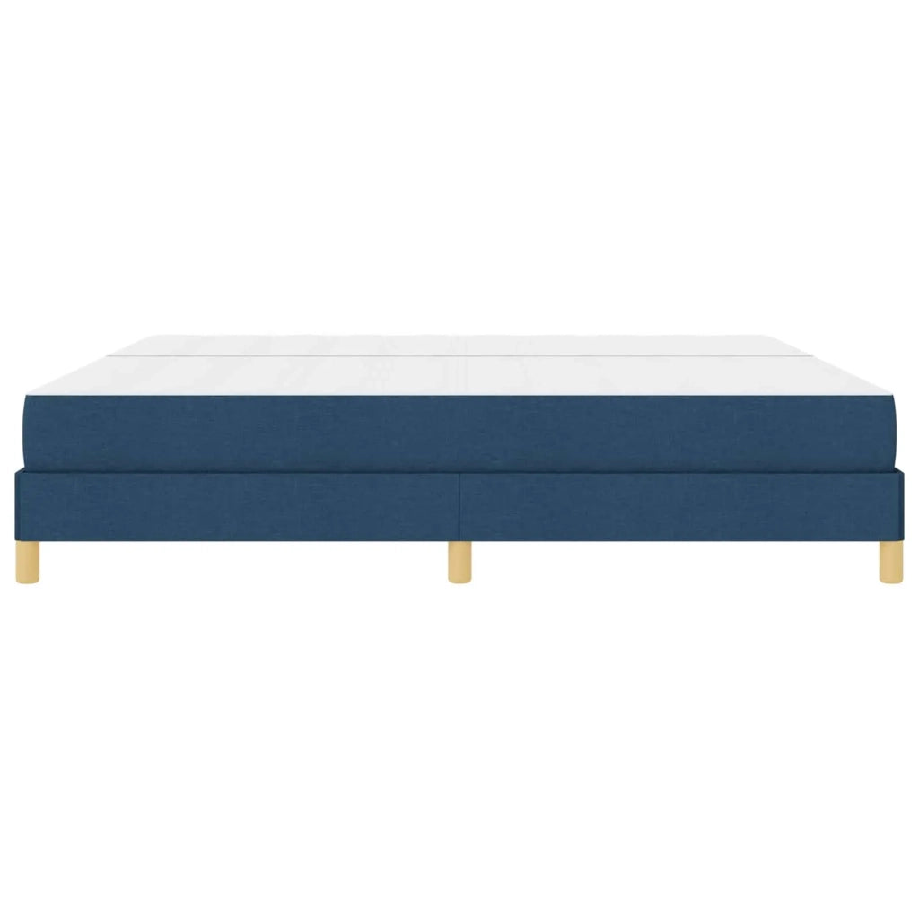 Letto a molle con materasso Blu 200 x 200 cm Tessuto 3398597