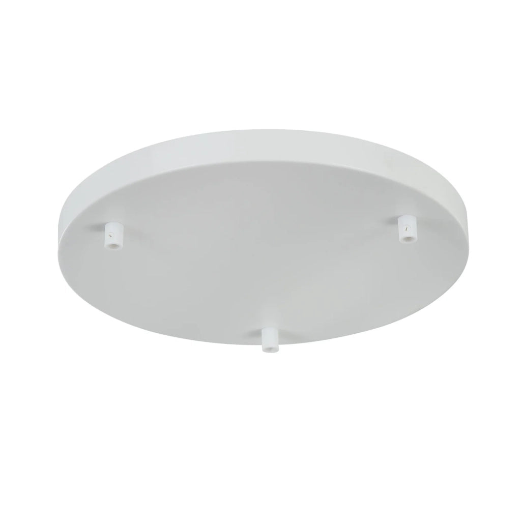 Maytoni Rosone moderno Universal base 1 luce metallo bianco rotondo