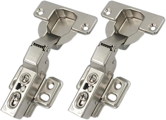 Serramenti di chiusura automatica 40mm per parete centrale con ammortizzatore idraulico per armadi cucina - armadi vestiario - 2 pezzi