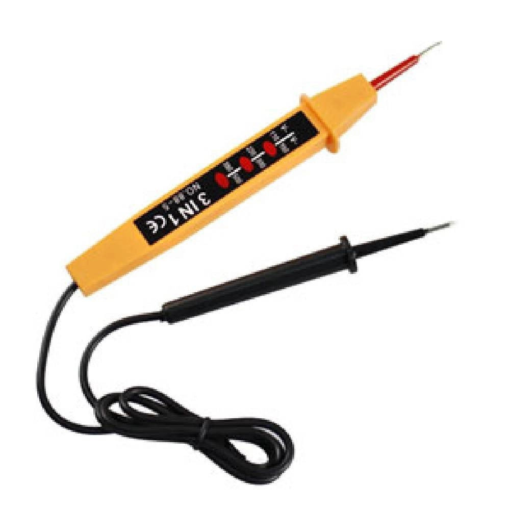 Trade Shop - Tester Misuratore Di Tensione Corrente Elettrica Cercafase Voltmetro -
