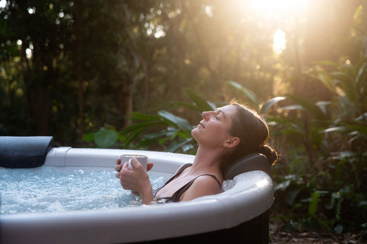 Vasca Idromassaggio Spa Denver Smontabile Trasportabile con Wifi per 6 Persone 182x182x70 cm in Materiale Plastico