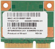 Adattatore WiFi Mini PCI-E - 150 Mbit/s alta velocità - Nero - Adattatore Bluetooth - Adatto per laptop - ...