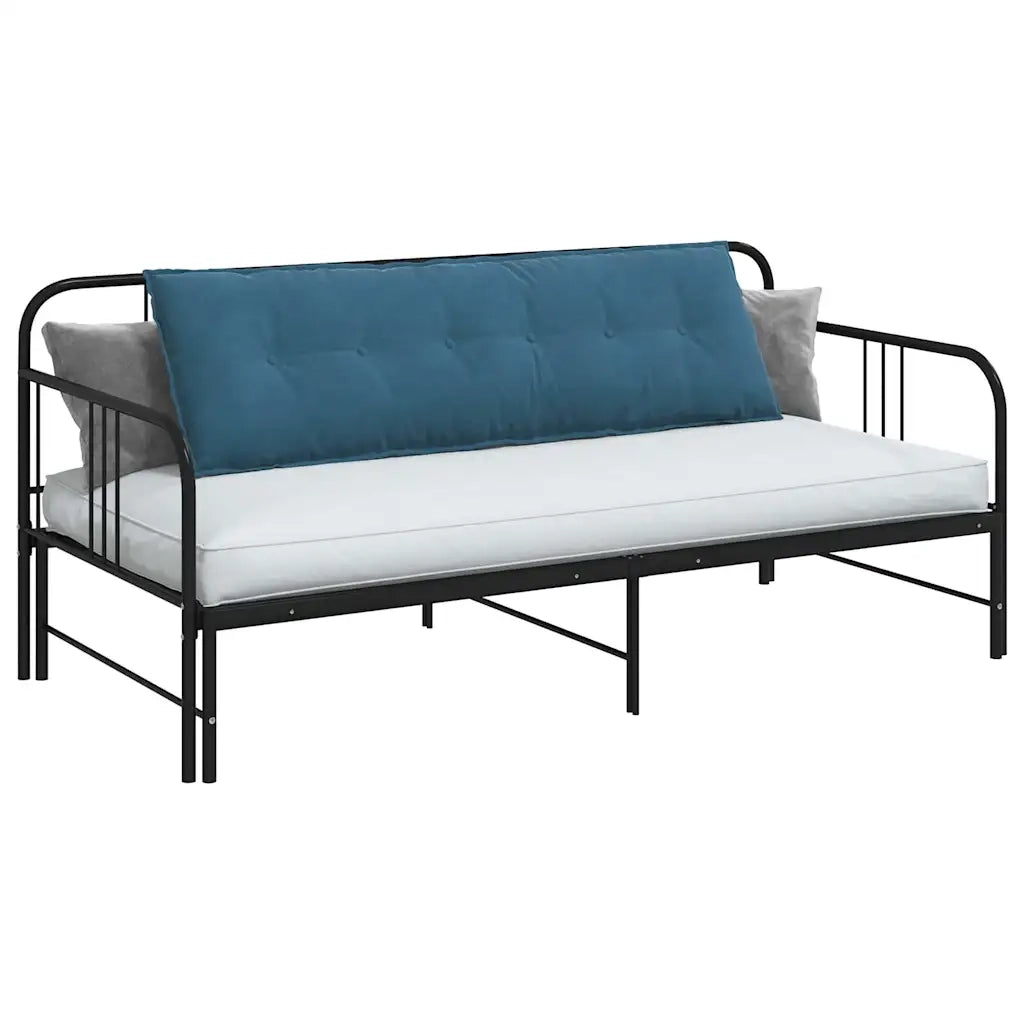Cuscino per Schiena Blu 160 x 50 cm Tessuto in Cords 42014889