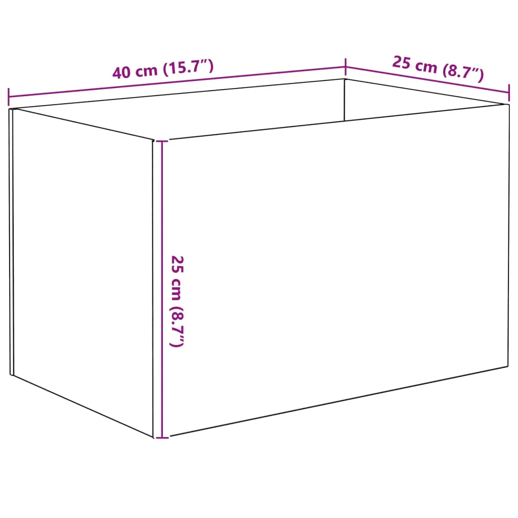 Acquario con archiviazione Trasparente 40 x 25 x 25 cm Vetro 42020381
