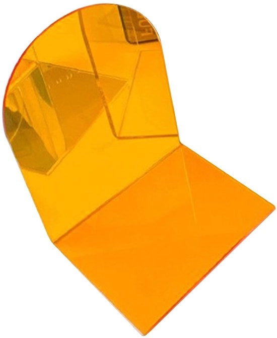 Supporti per libri a forma L - Antiscivolo - Acrilico - Set da 2 - Transparente - Supporto stabile per libri