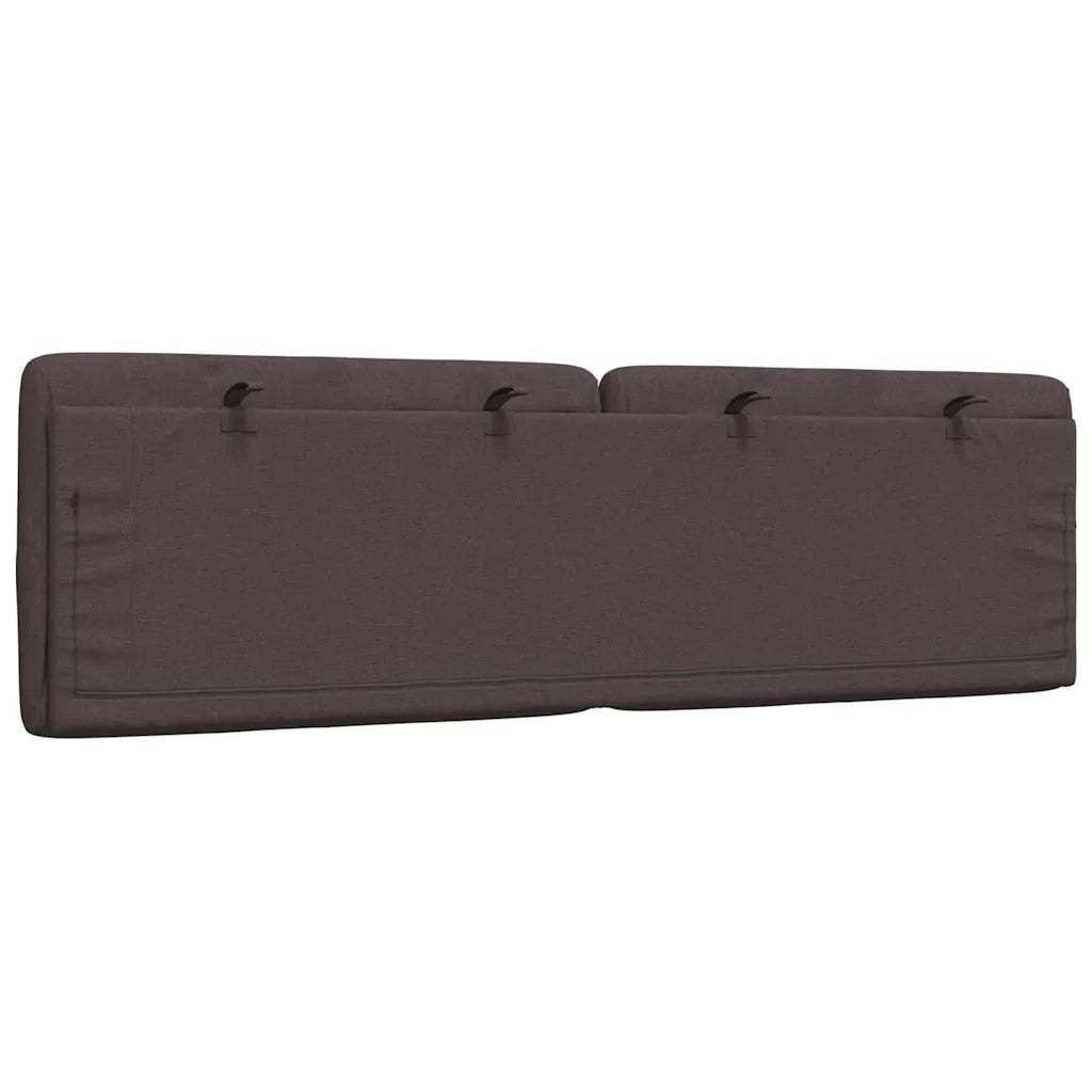 Cuscino Testiera Marrone Scuro 160 cm in Tessuto 4019229
