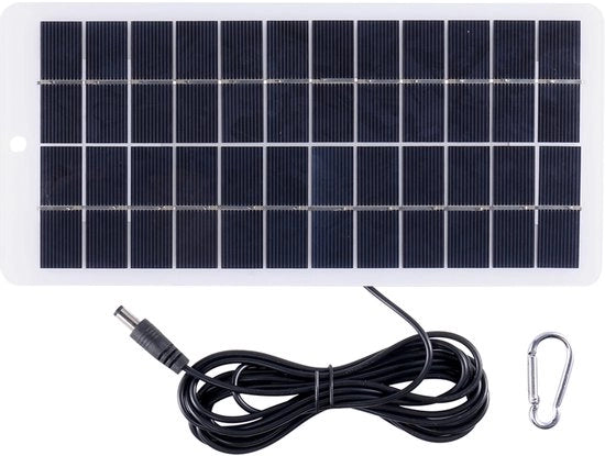 Pannello solare - Polisilicio - 10W - Gelato EVA - Attacco carabina