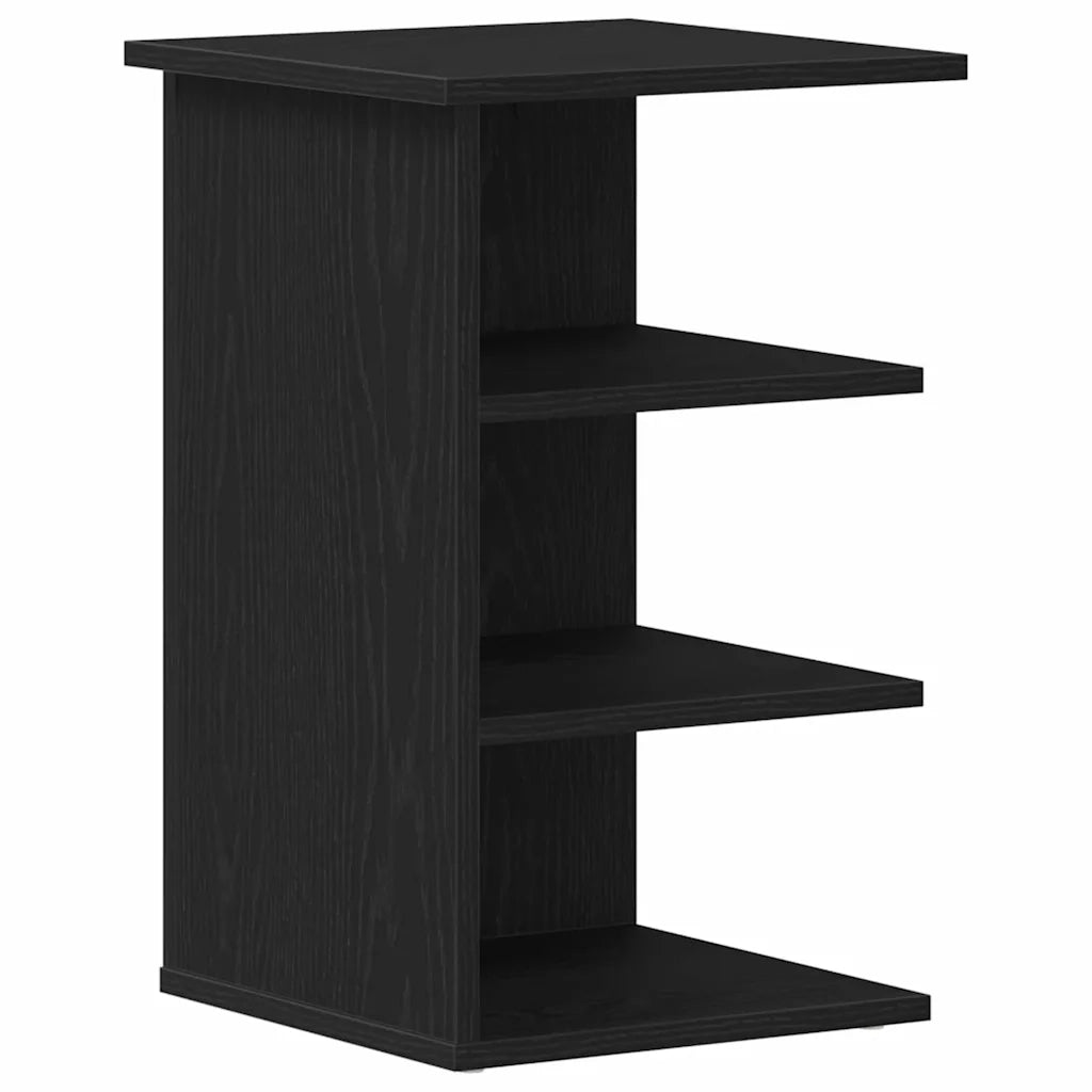 Mobile laterale Rovere Nero 35 x 35 x 55 cm Legno multistrato 862602
