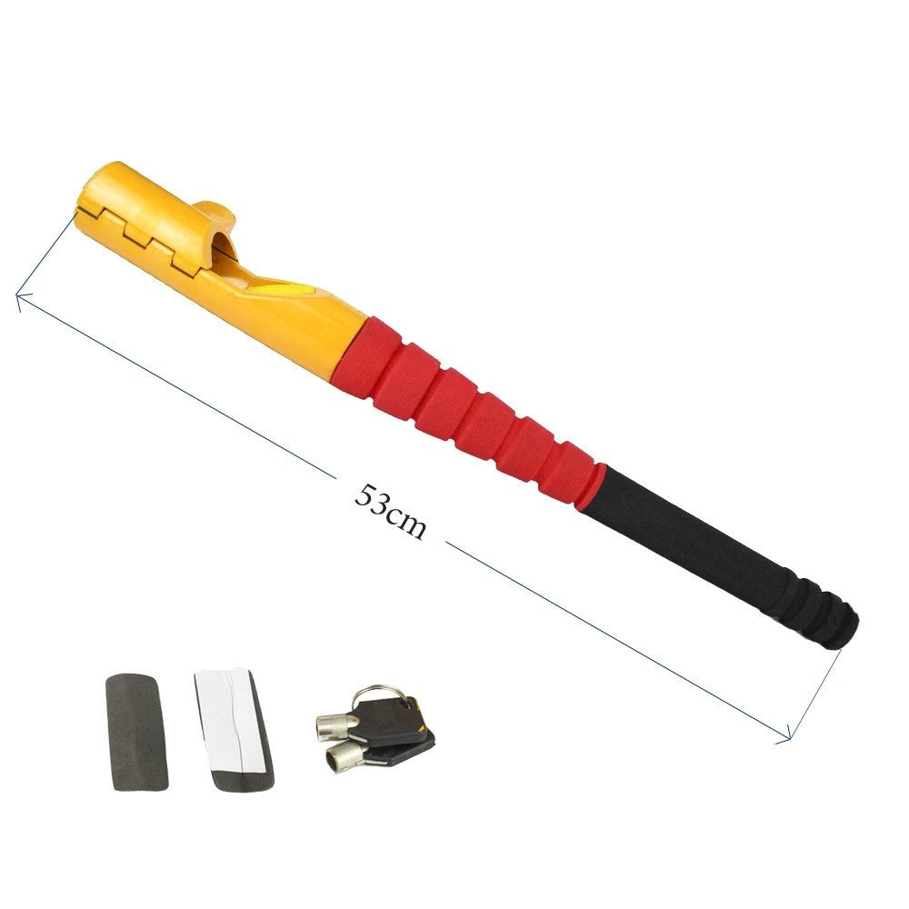 Trade Shop - Bloccasterzo Blocca Volante Antifurto Auto Mazza Baseball Difesa Blindosterzo -