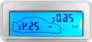Termometro Digitale per Auto con Display LCD 12V - Resistente a Bagni di Sale e Umidità - Temperatura Interna e Esterna