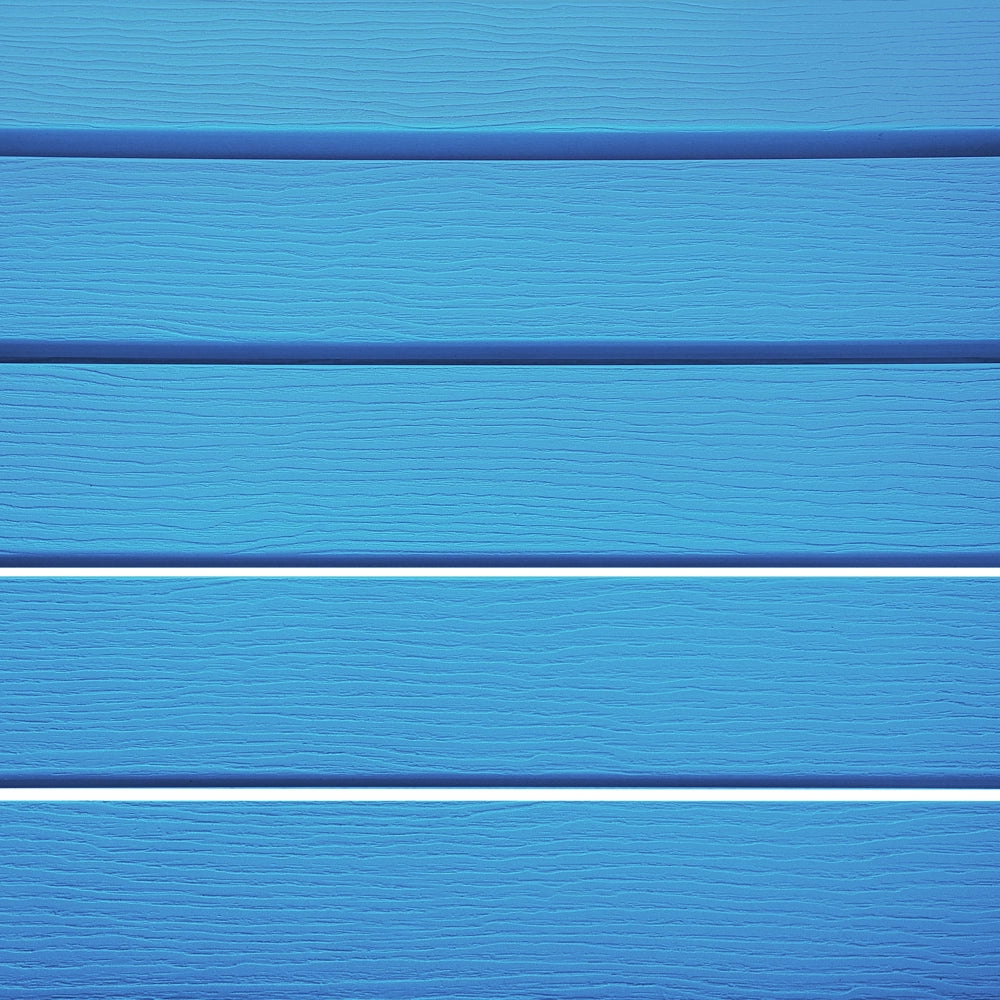 Sedia da giardino in plastica blu in legno resistente agli agenti atmosferici in stile moderno