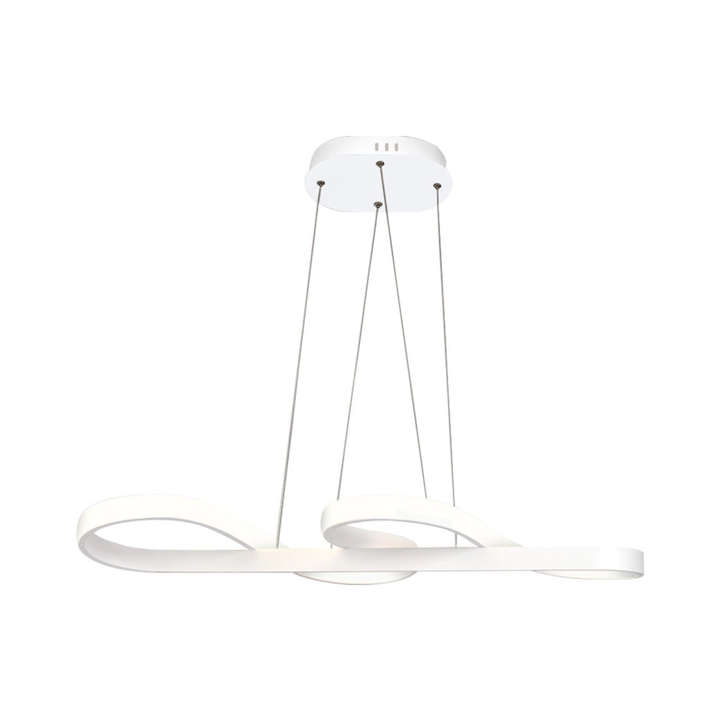 Lampada a sospensione ZMH LED bianca moderna dimmerabile 47W per sala da pranzo