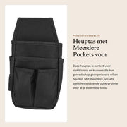 Set di tasche per attrezzi con molteplici tasche per la testa