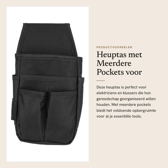 Set di tasche per attrezzi con molteplici tasche per la testa
