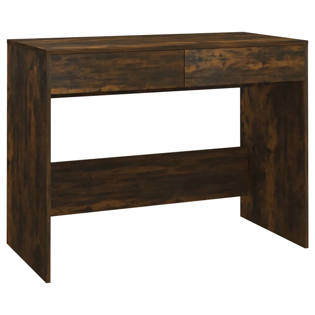 Scrivania | Tavolo da Ufficio Rovere Fumo 101x50x76,5 cm in Truciolato