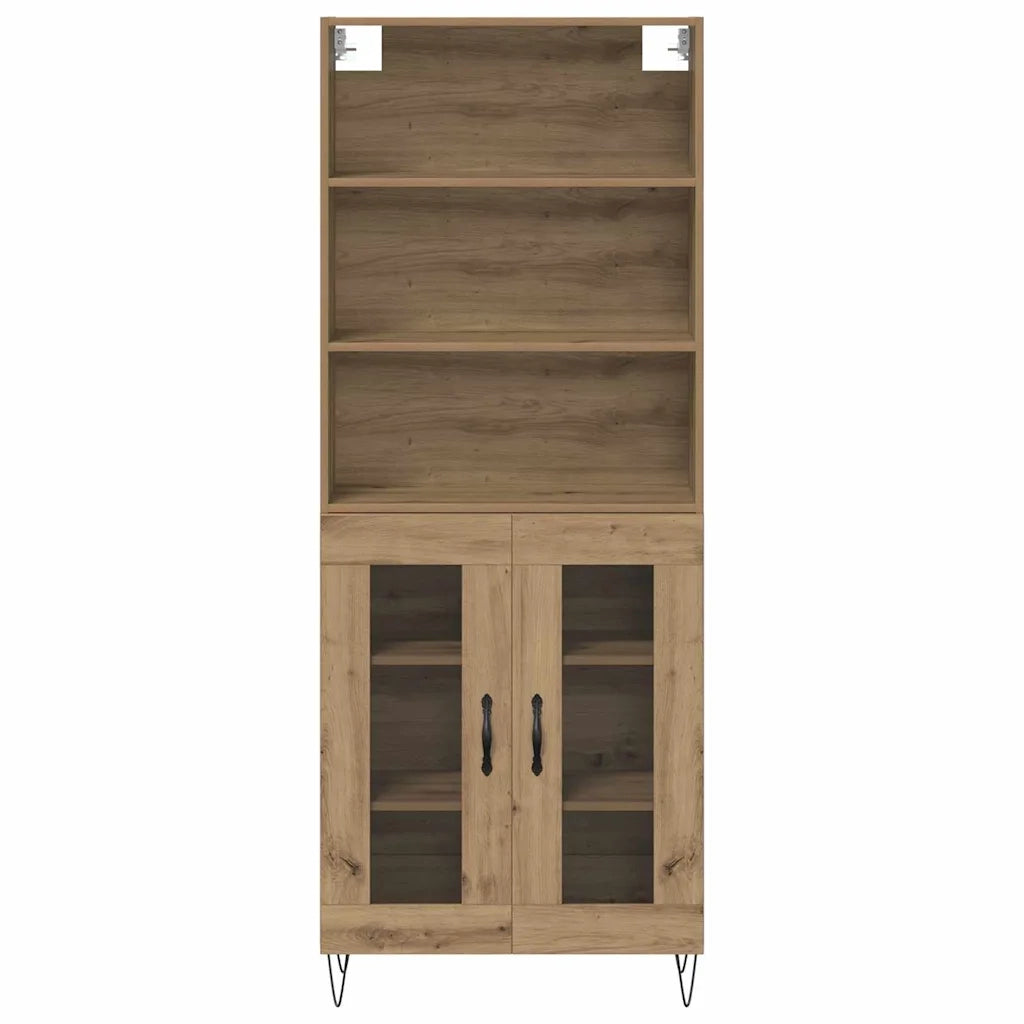 Credenza-Buffet-Armadio da cucina Rovere artigianale 69,5 x 34 x 180 cm 100629