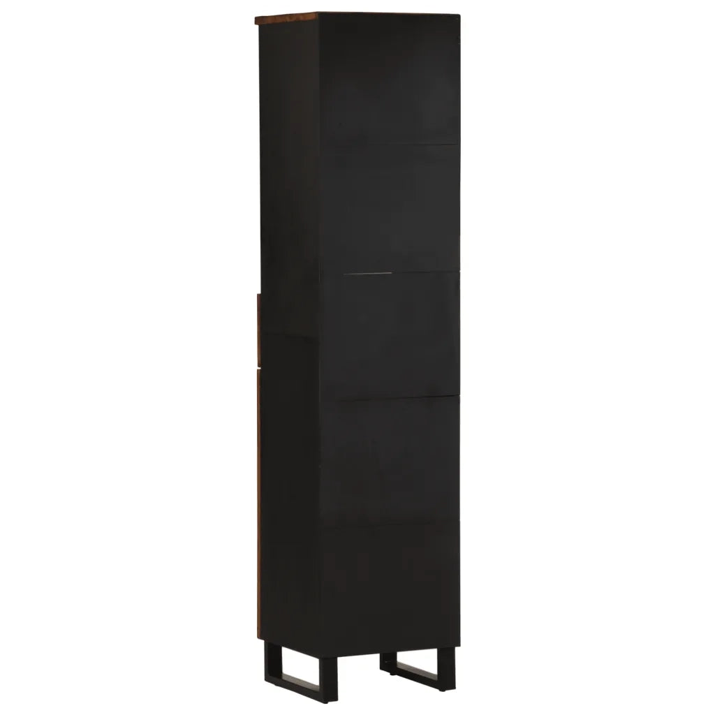 Mobile da Bagno 38x33x160 cm in Legno Massello di Recupero