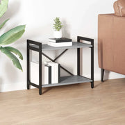 Libreria-Scaffale per Libri-Mobile di Stoccaggio Grigio sonoma 60 x 30 x 50 cm Legno multistrato
