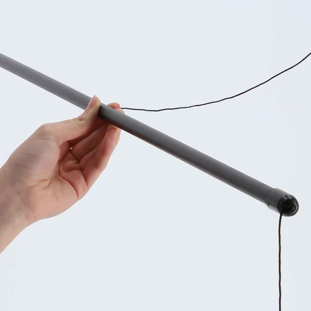 Stendibiancheria da soffitto KADAX per bagno, 6 barre, 110 cm, resistente e robusto.
