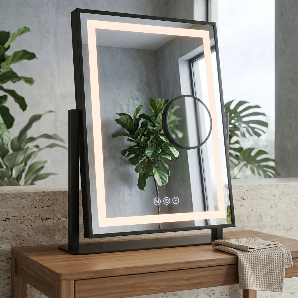 Specchio Led Lumi Black 30x40cm