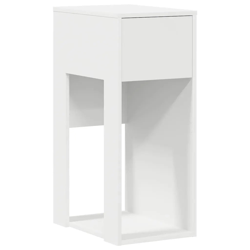 Supporto a Torre per Computer con Cassetto Bianco 30x44x74 cm CFW7239077