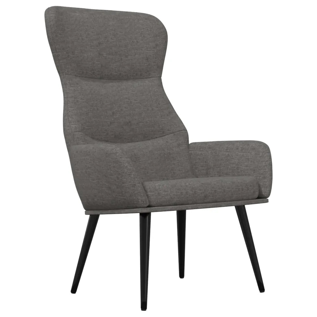 Sedia Relax Grigio Chiaro in Tessuto cod mxl 14262