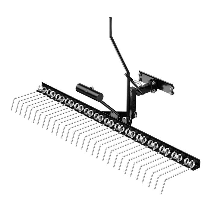 Scarificatore a molle per trattorini tosaerba, larghezza di lavoro 120 cm, per arieggiatura prato