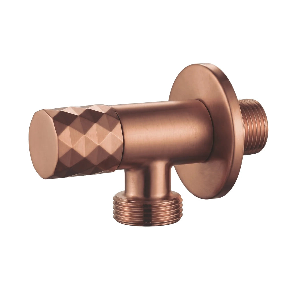 Valvola Ad Angolo Diamond 03 1/2" X 3/4" Brush Copper