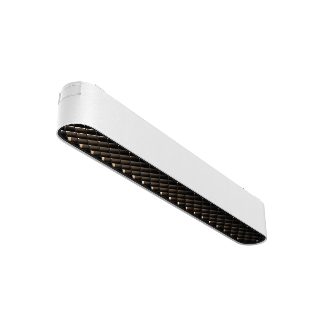 Maytoni Lampada da Binario Radity Basis Grid 1 luce LED integrato bianco metallo