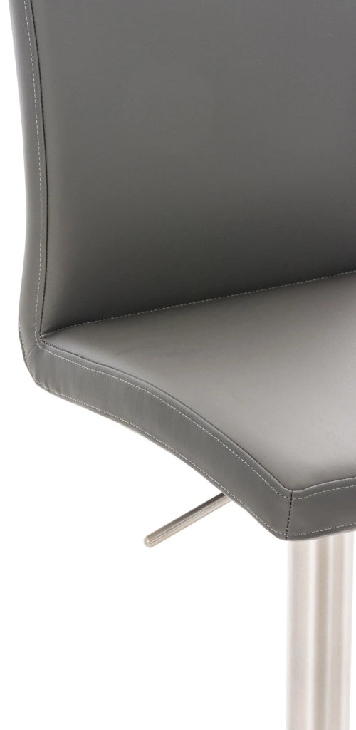 Barhocker Cadiz Kunstleder edelstahl
