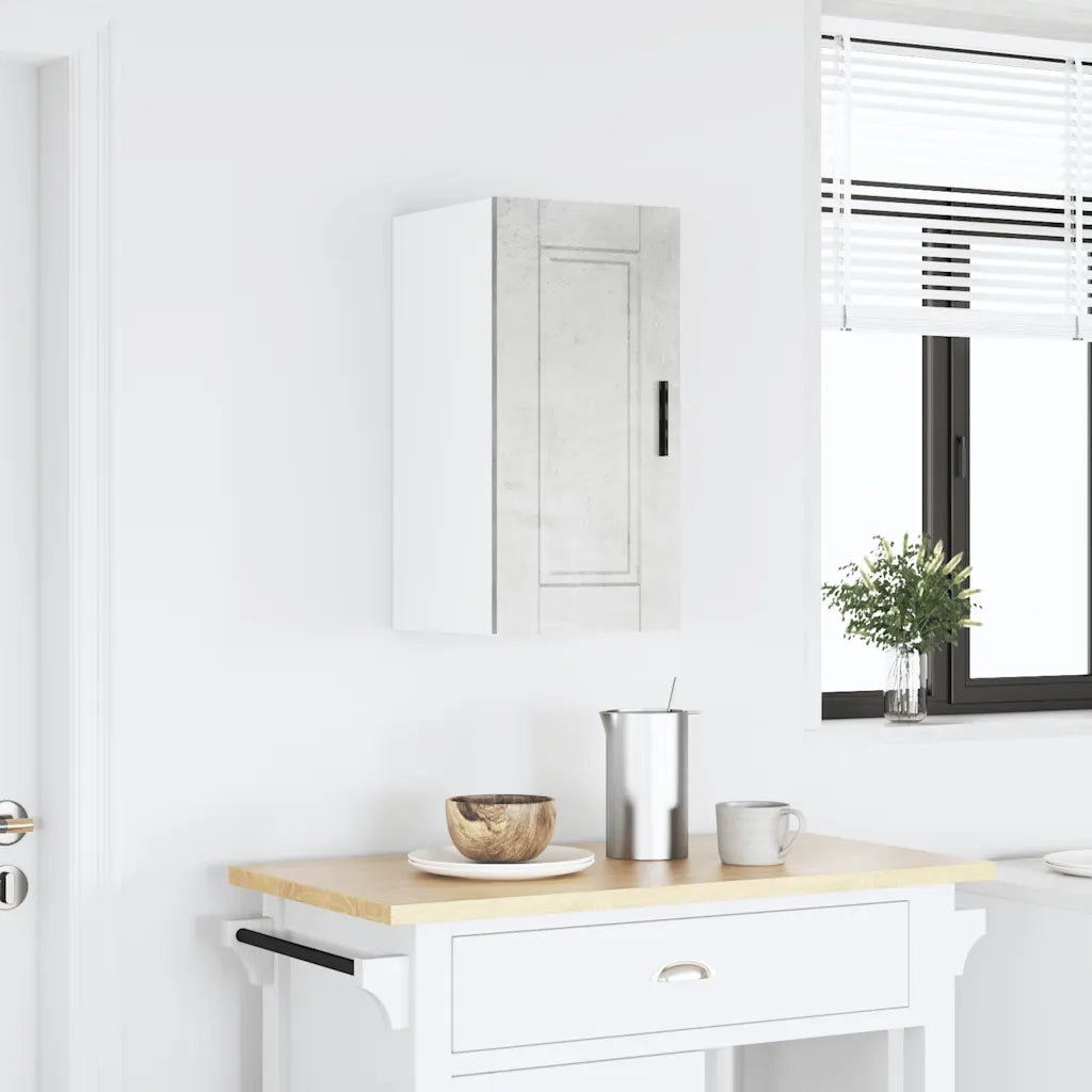 Pensile da Cucina Porto Grigio Cemento in Legno Multistrato