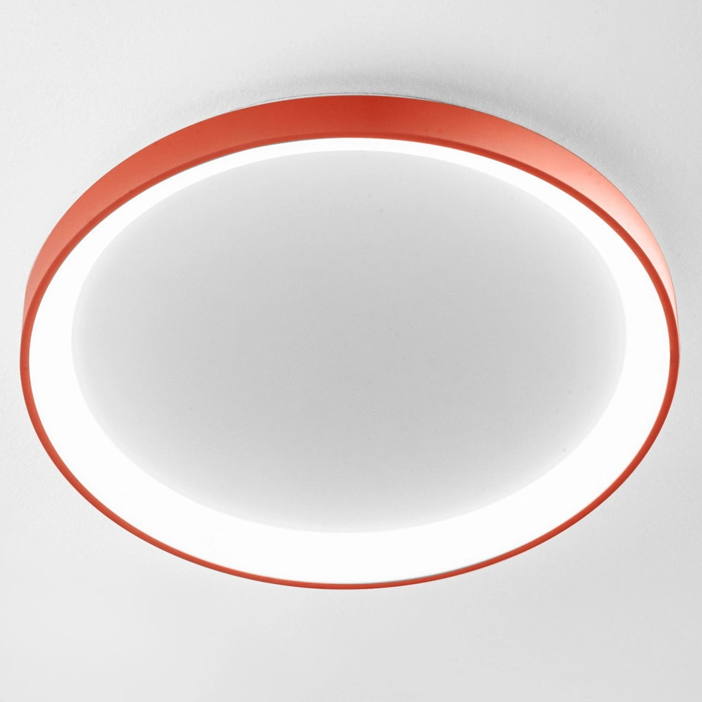 Lampada a Soffitto Krizia P/S 60W 5100-5300lm Finitura Terracotta, LED Dimmerabile, Temperatura 3000K-4000K - Gealuce