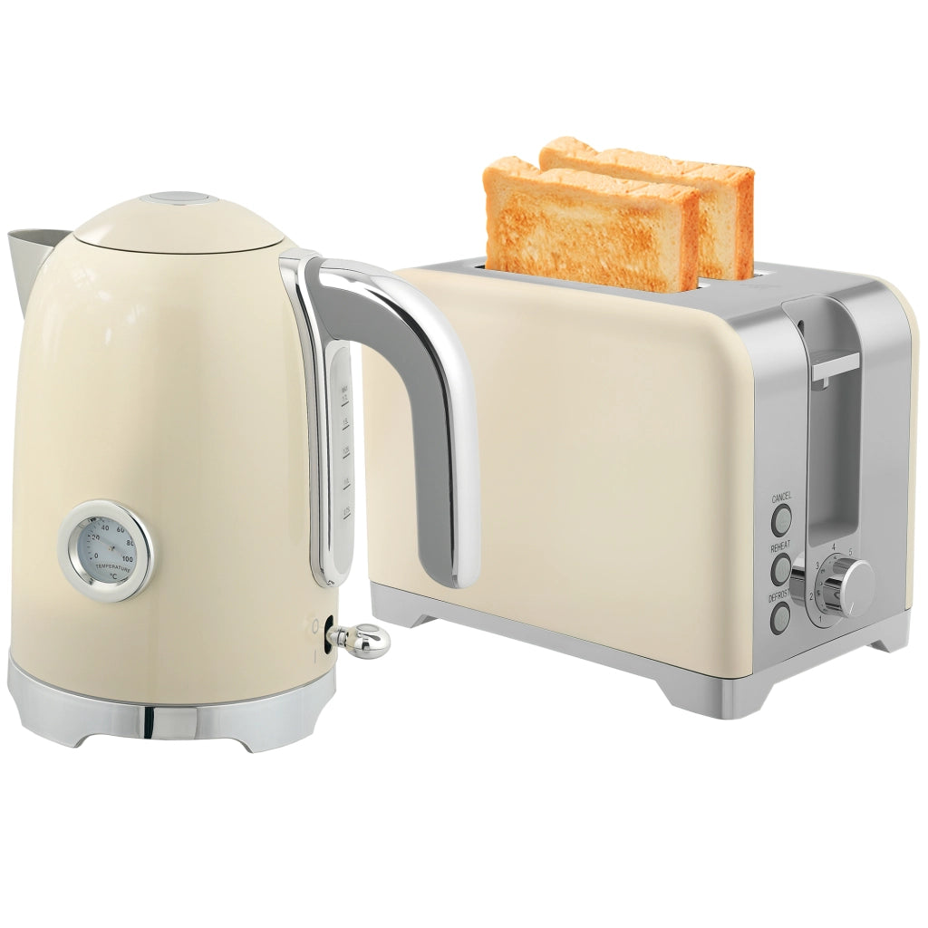Set Bollitore e Toaster ¨C zephmum ¨C 2200W 7 livelli tostatura crema