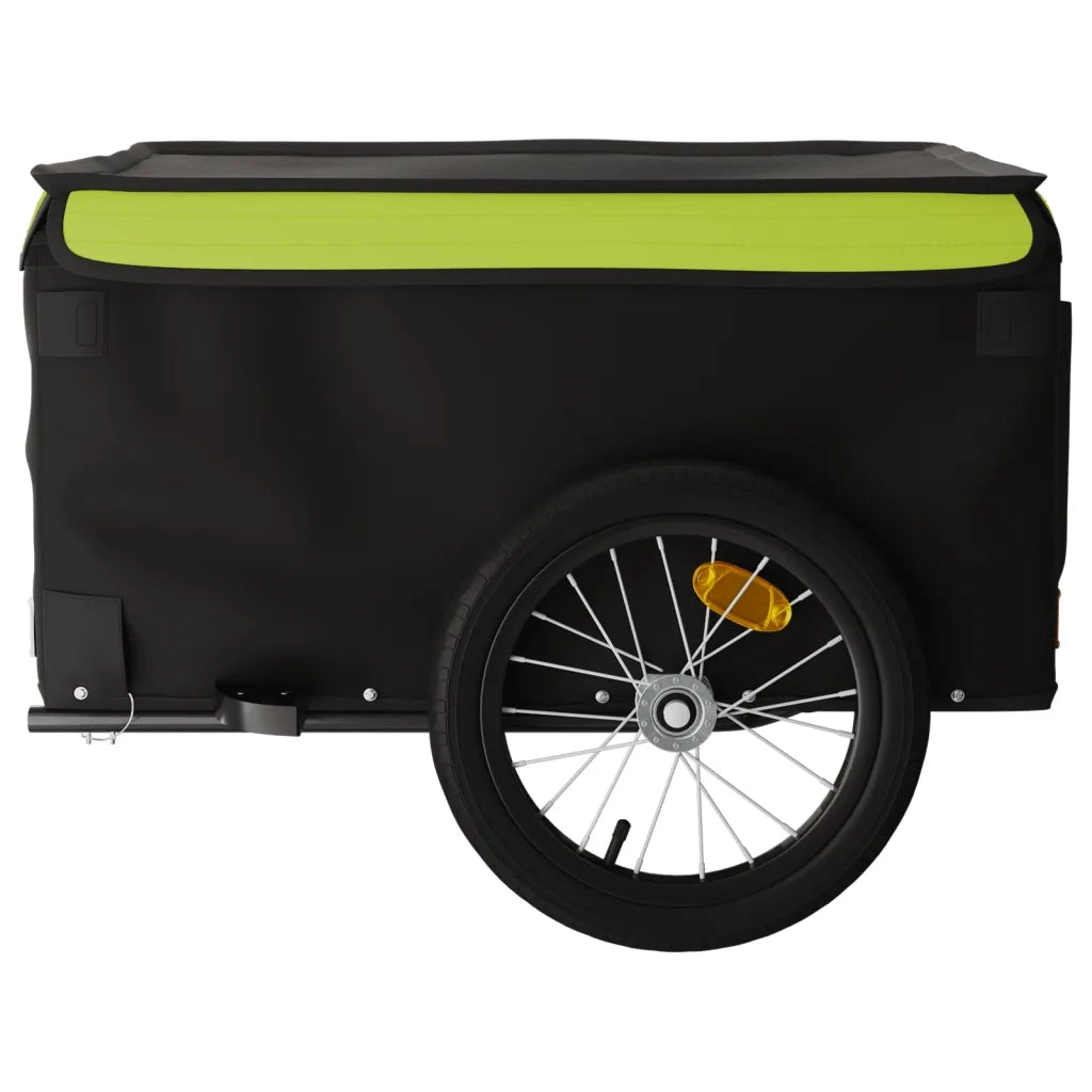 Rimorchio da Bici Nero e Verde 45 kg in Ferro CFW7069013
