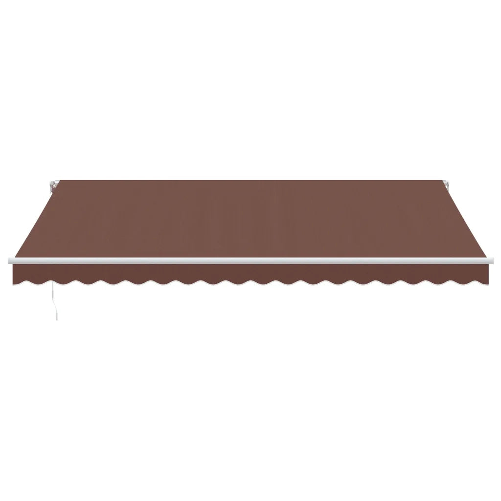 Tenda da Sole Retrattile Automatica Marrone 450x350 cm 3215393