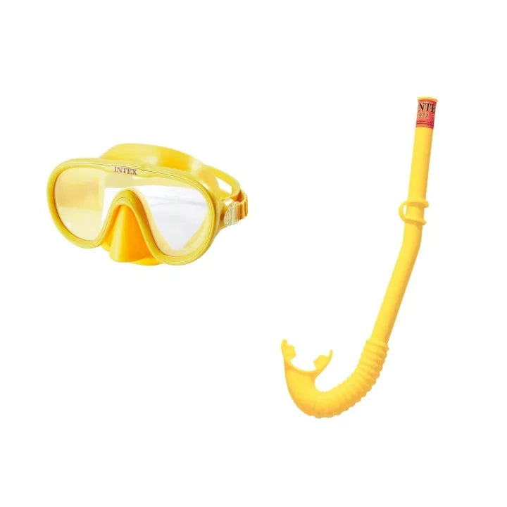 MASCHERA MARE E BOCCAGLIO ADVENTURE SWIM SET  +8 ANNI  peso kg.0,45 (55642)    INTEX