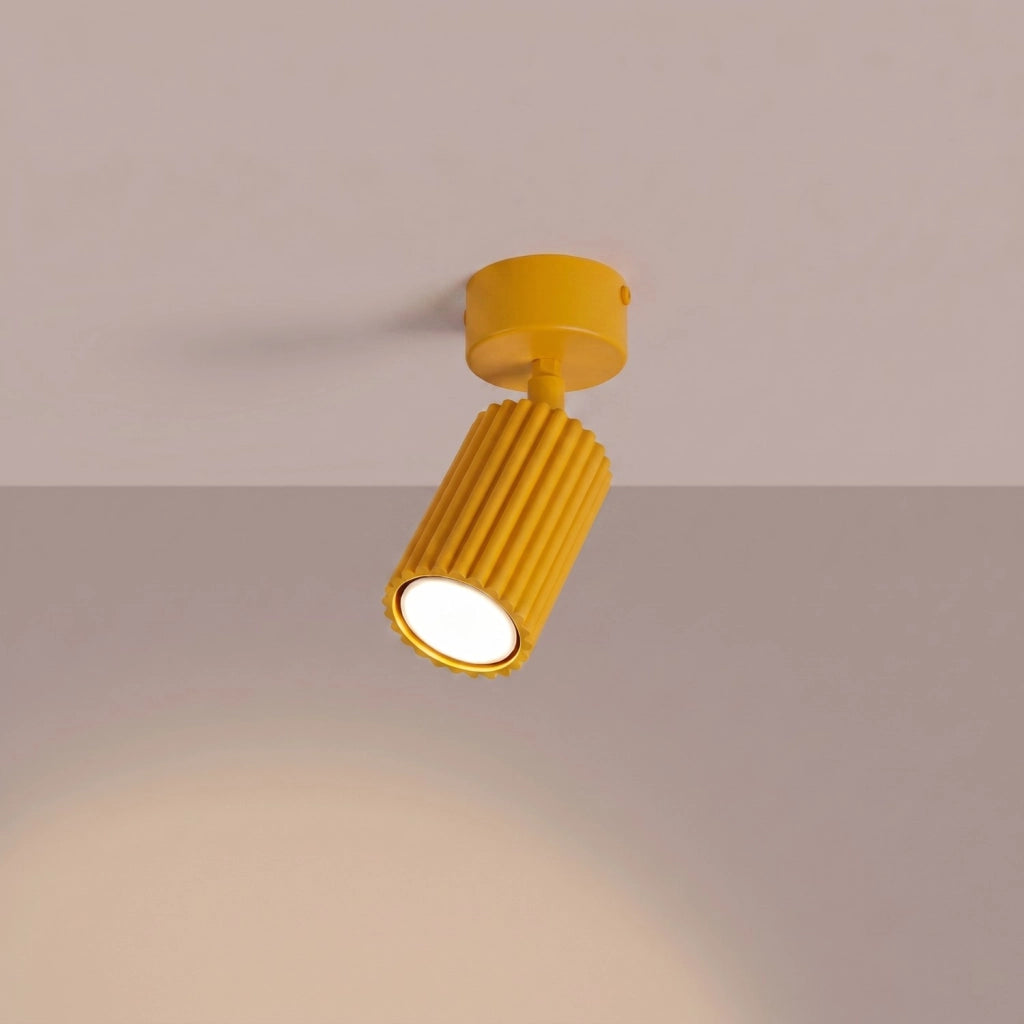 Plafoniera KARBON 1 giallo