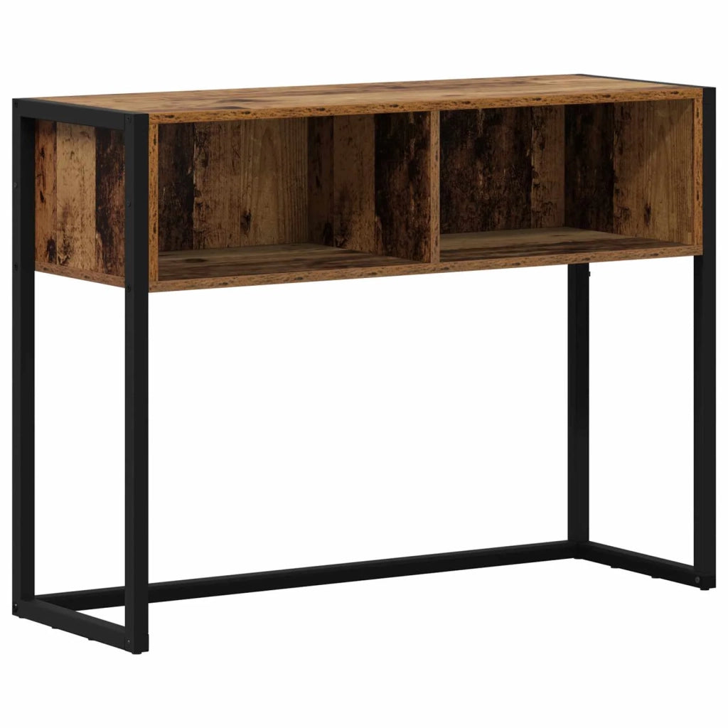 Tavolino | Tavolo laterale Legno vecchio 100 x 36 x 75 cm Legno multistrato