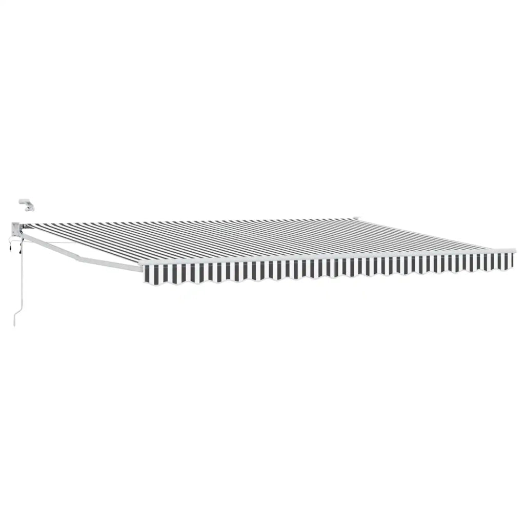 Tettuccio Elettrico Retrattile Antracite e Bianco 5 x 3 m 3419671