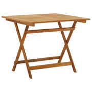 Tavolo da Giardino Pieghevole 90x90x75 cm in Massello d'Acacia cod mxl 34552