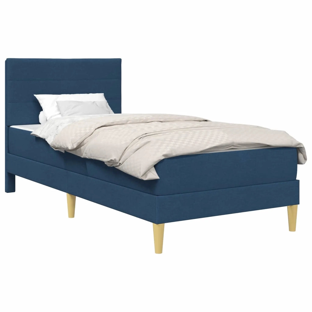 Struttura del letto Blu 100 x 200 cm Poliestere 3414943