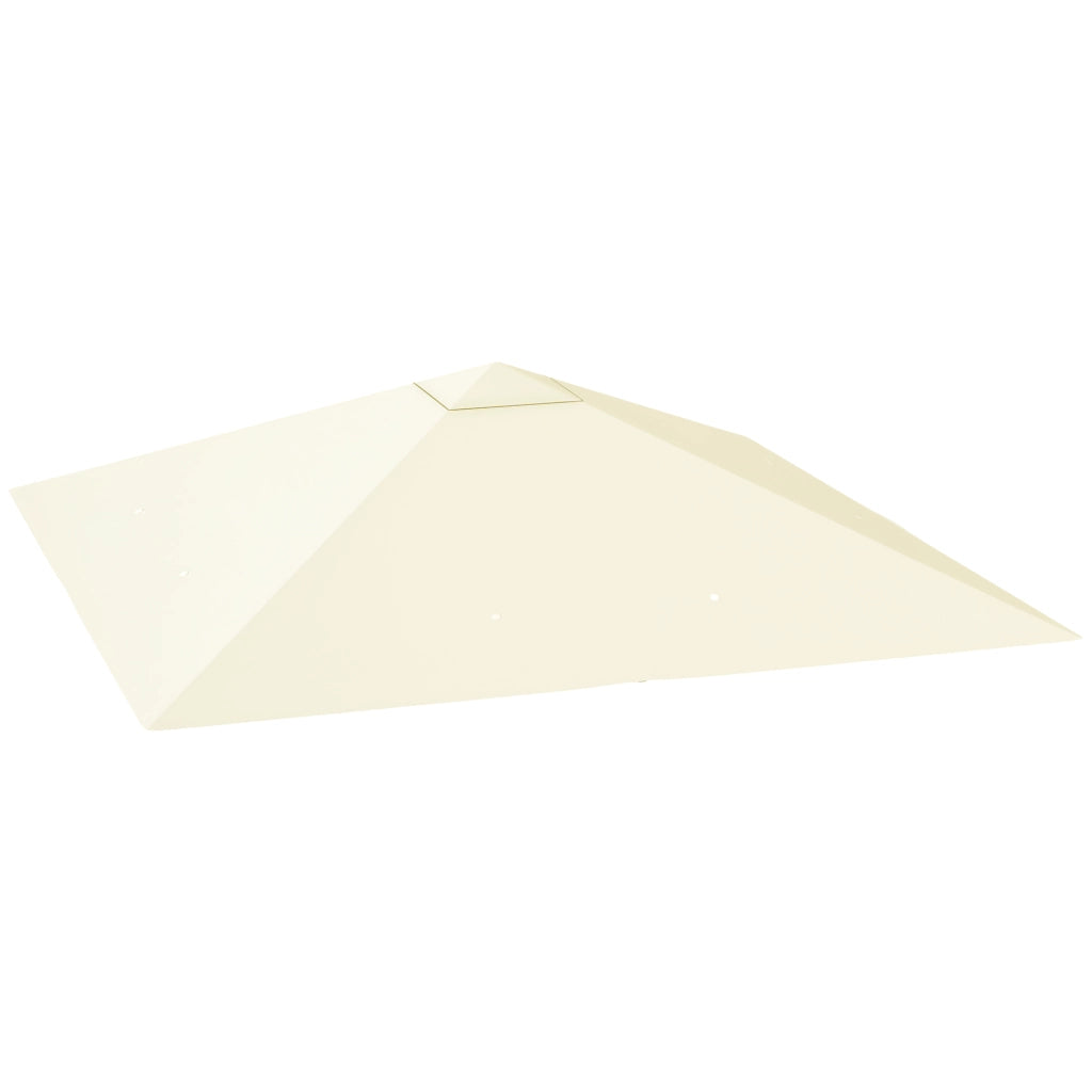 Copertura per Gazebo 3x3 m ¨C Zephmum ¨C Tessuto Oxford 600D Bianco Crema
