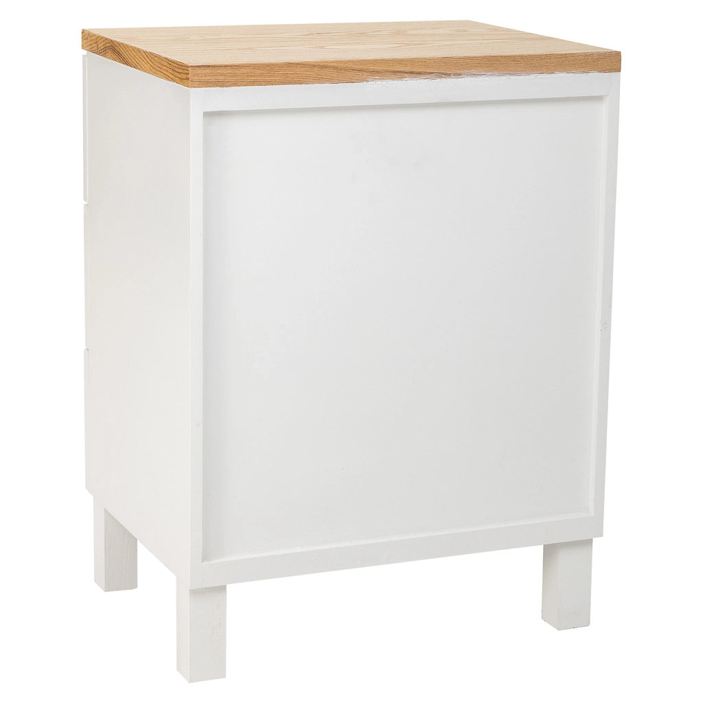 Tavolo in legno con 3 cassetti 45x35x60
