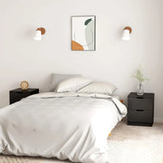 Comodini 2 pz-Set di 2 Tavolino da notte Neri 40x40x50 cm in Legno Multistrato 926990