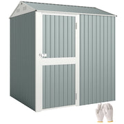 Casetta da giardino in metallo ¨C Minimal ¨C antracite 209x177x236 cm