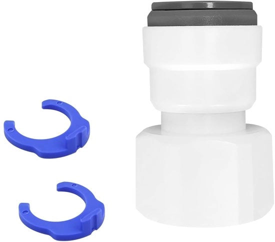 Fitting per filtro acqua RO - 1/2" femmina a 1/2" buca retta