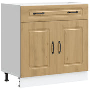 Pensile da cucina | Base da Cucina Kalmar Rovere Artigianale in Legno Multistrato