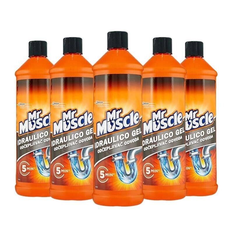 MISTER MUSCOLO DISGORGANTE IDRAULICO GEL 5 X 1 LT